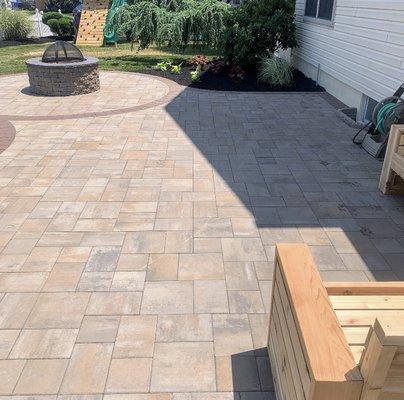 Just one of our many beautiful pavers projects completed !