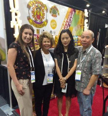 Jackie -Office Manager. Helen - President/Owner. MayLin- Export Manager  @California Food Expo Sept. 10, 2019