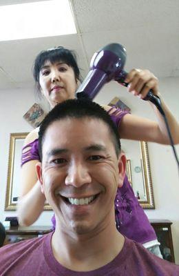 If you're in Rowland Heights, stop by Hair Sketch. Grace is awesome at fades.