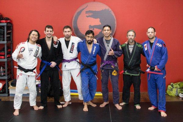 Solid team of BJJ instructors who help their students every step of their journey.