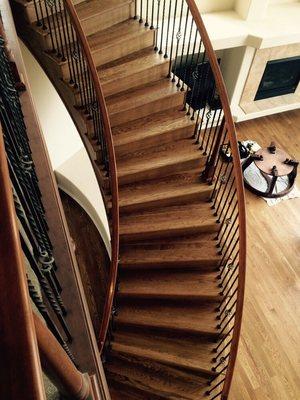 Red Oak stairs