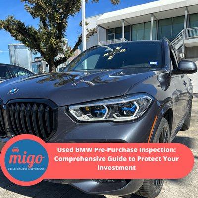 Thorough Used BMW X5 M50I Pre Purchase Insepection.