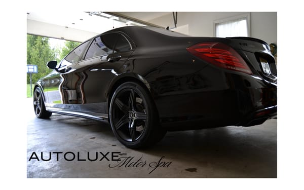 Autoluxe Motor Spa. High End Detailing. Serving Central Jersey and North Jersey. A Mercedes AMG Coated with 22PLE Glass Coating.