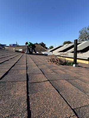 New roofing