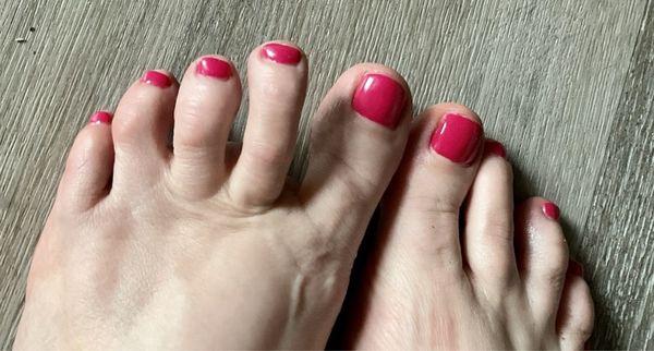 Gel pedicure by Lana at Beacon Nail Bar