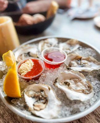 Oysters, no matter the question the answer is fresh local oysters!