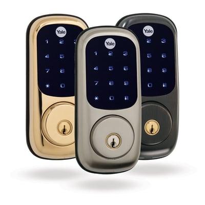 Control your door locks from your phone, from anywhere. Never get locked out again. And you don't have to "hide" a key anymore.