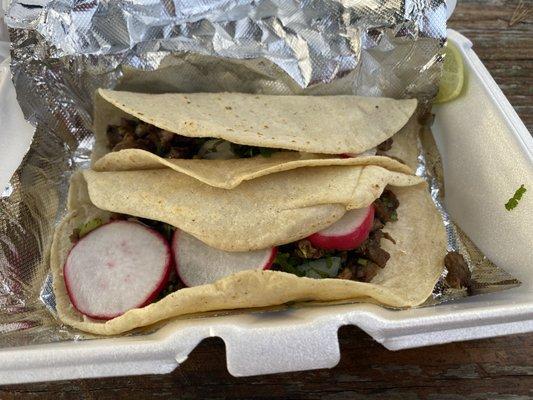 Steak tacos