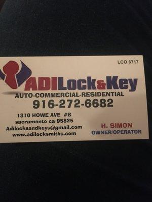 ADI Lock & Key