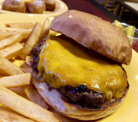 Cheeseburger and Fries