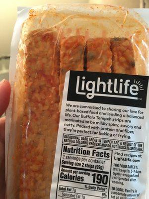 Packaged Buffalo tempeh