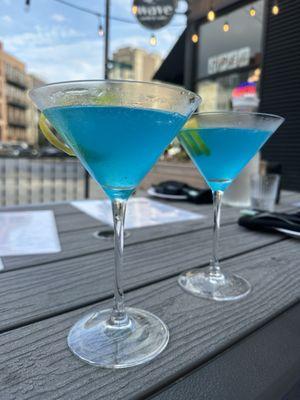 Blue samurai Saketini