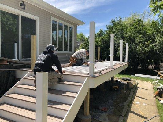 New deck, siding, and windows