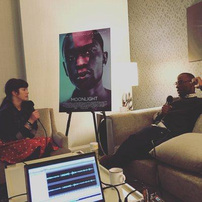 Radio Rehab's Dayna Keyes w/ "Moonlight" Director Barry Jenkins