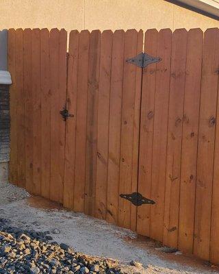 Fence+staining