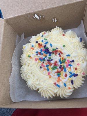 Birthday cake cookie!