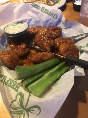 Sweet jalapeño boneless wings! Yummers...it's been too long!