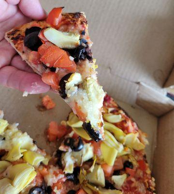 Vegan pizza