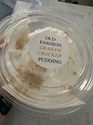 Old fashioned graham cracker pudding