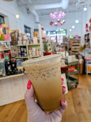 Iced vanilla oat latte - lifewithhanny