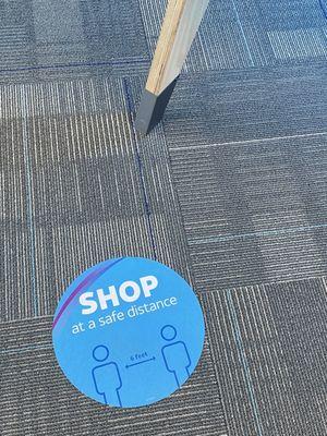 Social Distancing Floor Markers