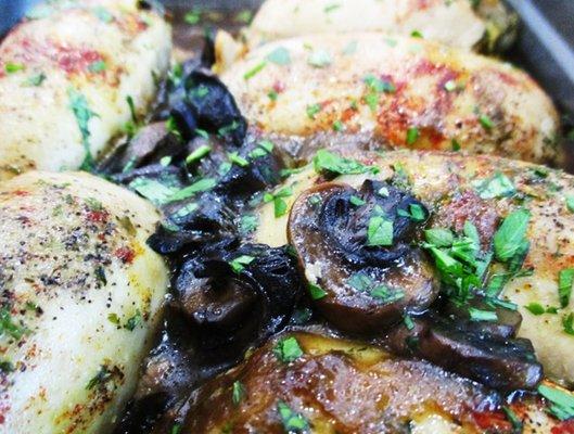 Stuffed Chicken Marsala