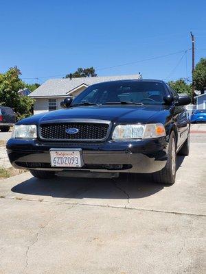 My 2010 Crown Victoria Police Interceptor. The most fun car to drive around in evaaa!