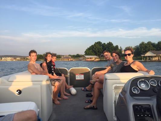 Loved spending time on the pontoon! Awesome boat and great people to work with!