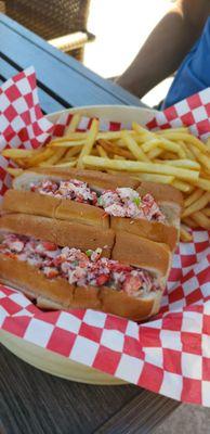 Lobster roll, $25 Not bad