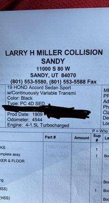 Larry H Miller Collision Center Sandy