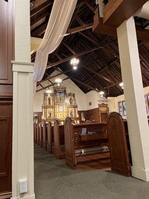 Adoration of the Blessed Sacrament every Thursday from 8:30am-1pm. The serene environment allows anyone to connect with our Lord so easily.