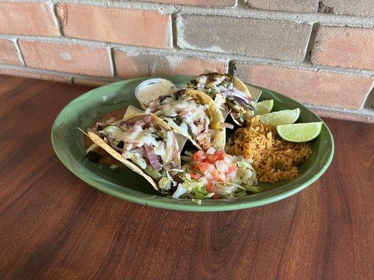 Looking for something more..."authentic"? Well, our Three Fresh Tacos are one of a kind.