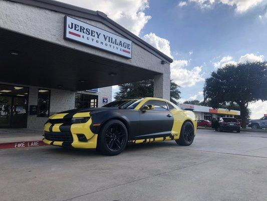 This Camaro came in for a 4 Wheel Alignment. We were able to schedule him and finish in 45min.