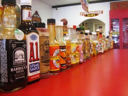 Firehouse Subs - Tampa on Fowler - Hot Sauce Collection