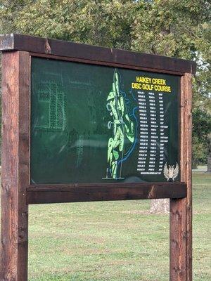 Disc golf at Haikey Creek Park, Broken Arrow