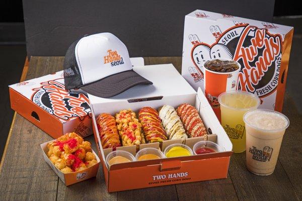 Our Mega Box Combo with a side of Dirty Fries!