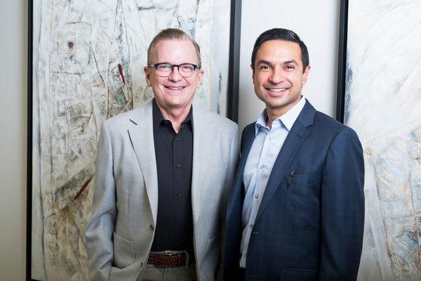 Board Certified Facial Plastic Surgeon Dr. Sudeep Roy and Board Certified Dermatologist Dr. Steven Swengel