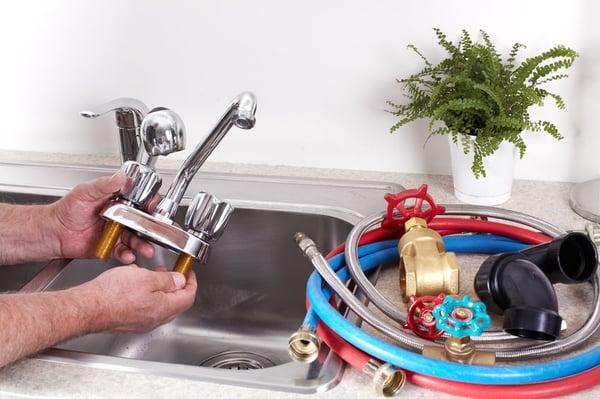 Replace sinks, toilet, showers and tubs