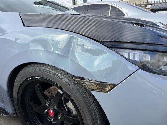 Honda civic fender replacement