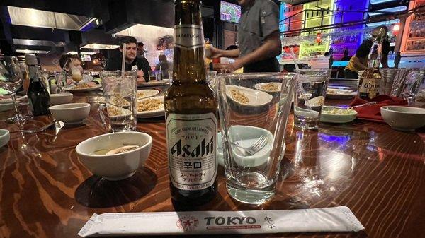 My first Asahi. Another one bites the dust. (I try international beers as I come across them.)