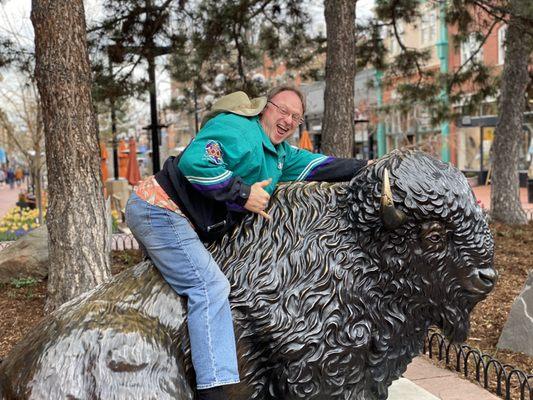 Riding that Colorado Buffalo!