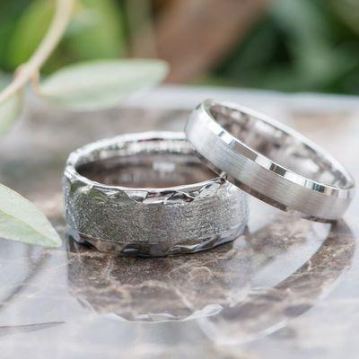 Choose from a variety of handsome wedding bands at Shane Co.