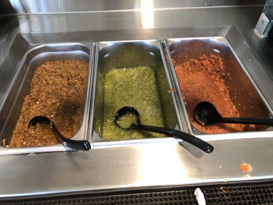 Salsa selection.