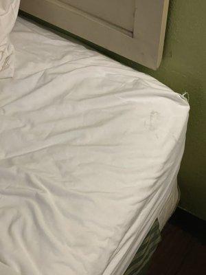 Stains on sheets