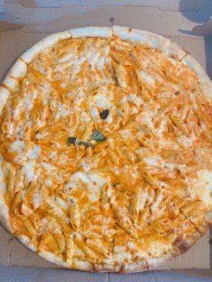 Large Penne all's vodka pie!  So good