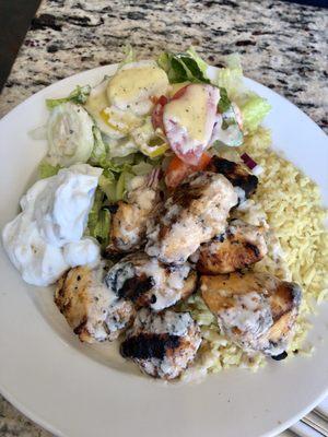 Chicken Kabob Platter