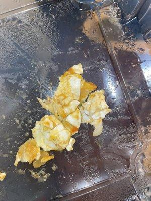 Entire egg shell in food ??