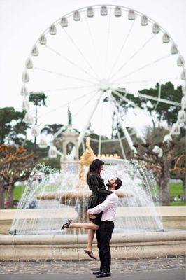 San Francisco engagement photo shoot