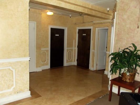 Hallway and rooms