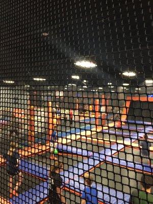 View from obstacle course above.